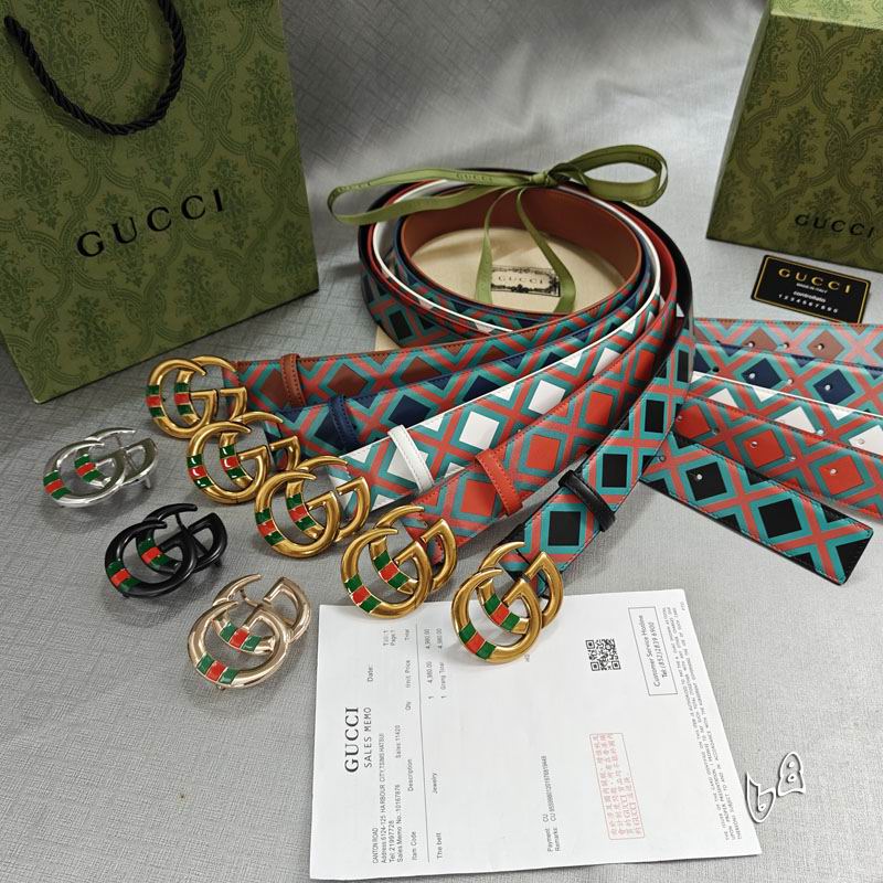 Gucci belt 38mmX90-125cm lb22